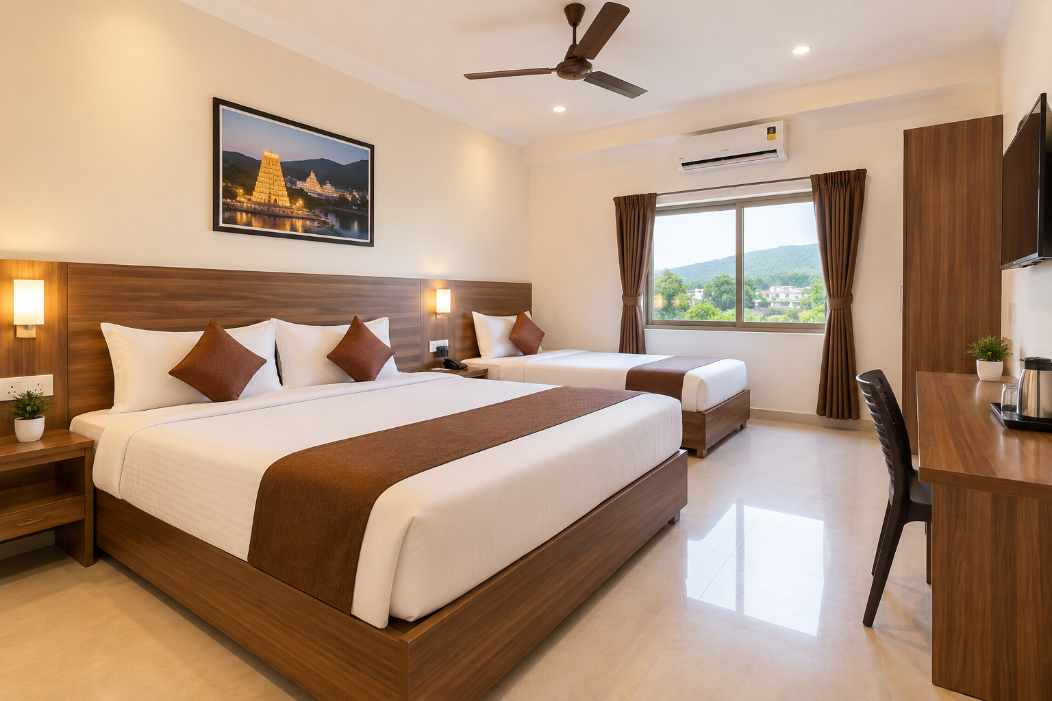 Family room at Ganga Sadan Srisailam
