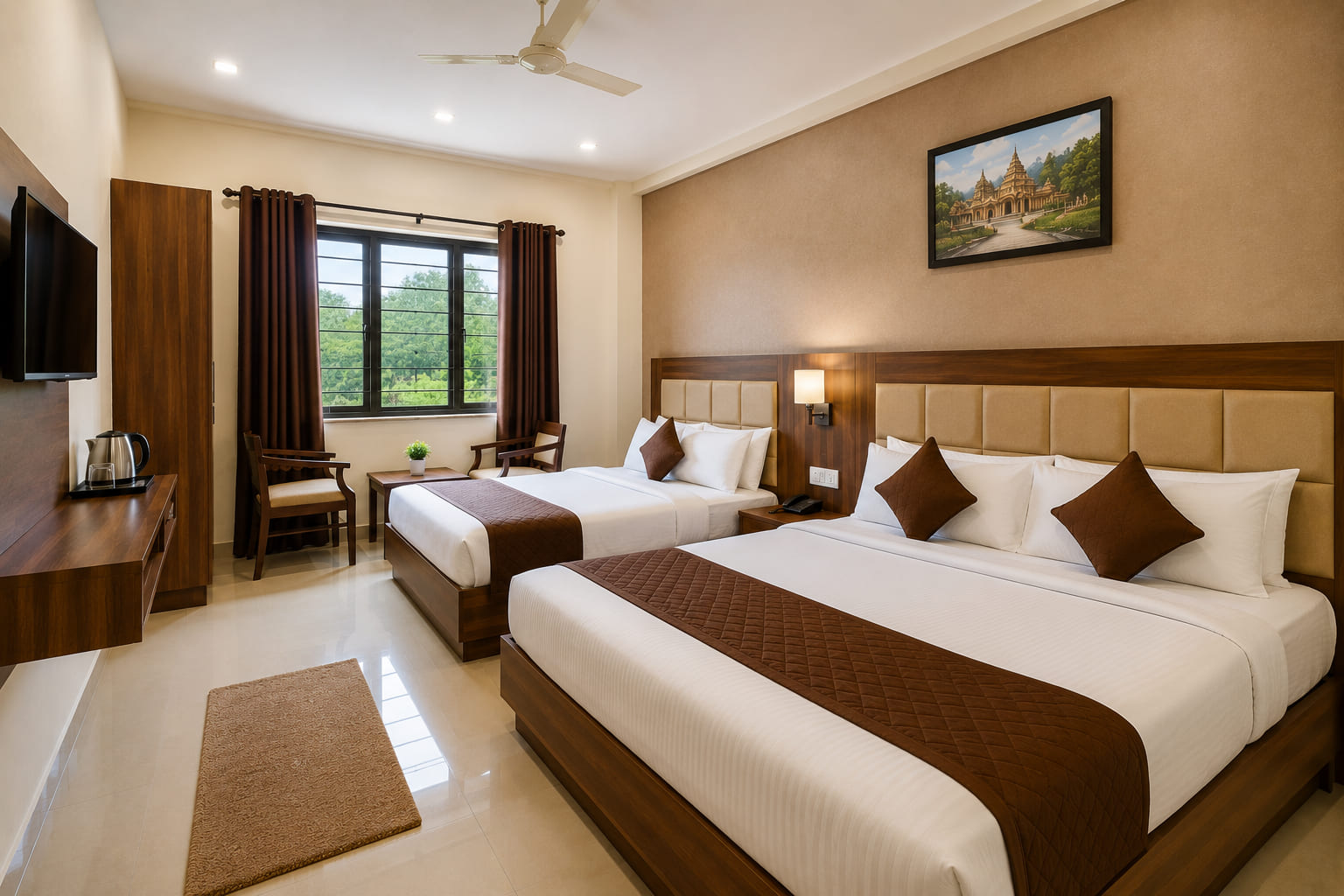 Non AC room at Ganga Sadan Srisailam